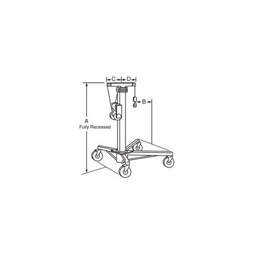 Sumner 1,500 Lb R-180 ROUST-A-BOUT 18' Material Lift 780302 - Image 2