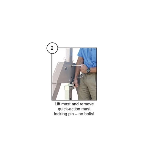 Sumner GH 3/4 Ton 10' Beam Gantry Lift (8' Casters) Aluminum 785305 - Image 3