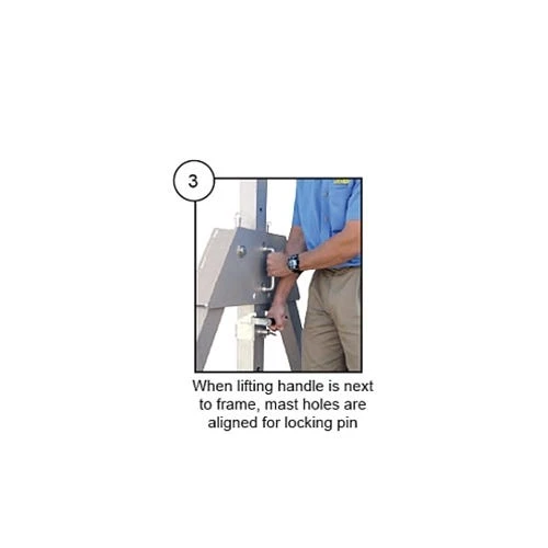 Sumner GH 3/4 Ton 10' Beam Gantry Lift (8' Casters) Aluminum 785305 - Image 4