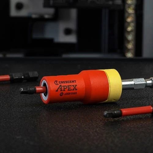 Crescent Tools Apex ESHOK-GUARD 1/4" X 3" Magnetic Isolated Bit Holder CAEBH2C - Image 6