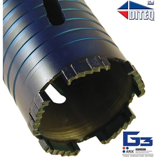 Diteq C-34AX DRY 5" Concrete Diamond Core Bit (arbor 5/8"-11) D31530 - Image 3