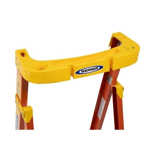 Werner Ladders & Fall Protection Werner 10' Fiberglass Podium Ladder 4' Platform Type IA PD6204 5 Werner Ladders & Fall Protection Werner 10' Fiberglass Podium Ladder 4' Platform Type IA PD6204 - Image 3