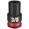 Milwaukee Tools Milwaukee Shockwave Impact Duty 3/8 Drive 3/8" Standard 6 Point Socket 49-66-6104