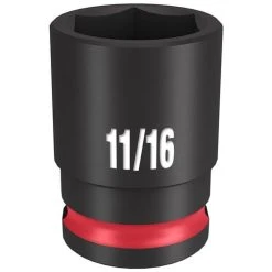 Milwaukee Tools Milwaukee Shockwave Impact Duty 3/8 Drive 11/16" Standard 6 Point Socket 49-66-6109
