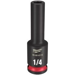 Milwaukee Tools Milwaukee Shockwave Impact Duty 3/8 Drive 1/4" Deep 6 Point Socket 49-66-6115