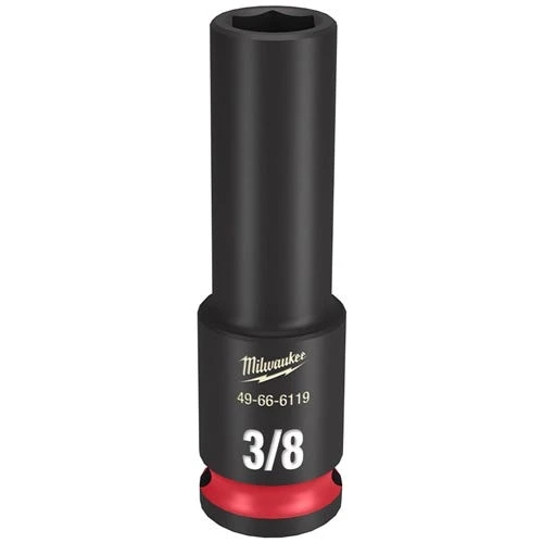 Milwaukee Tools Milwaukee Shockwave Impact Duty 3/8 Drive 3/8" Deep 6 Point Socket 49-66-6119 3 Milwaukee Tools Milwaukee Shockwave Impact Duty 3/8 Drive 3/8" Deep 6 Point Socket 49-66-6119