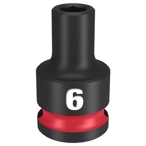 Milwaukee Tools Milwaukee Shockwave Impact Duty 3/8 Drive 6mm Standard 6 Point Socket 49-66-6130
