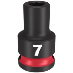 Milwaukee Tools Milwaukee Shockwave Impact Duty 3/8 Drive 7mm Standard 6 Point Socket 49-66-6131