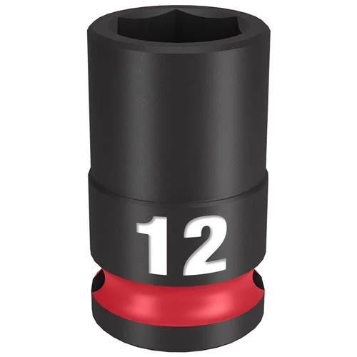 Milwaukee Tools Milwaukee Shockwave Impact Duty 3/8 Drive 12mm Standard 6 Point Socket 49-66-6136