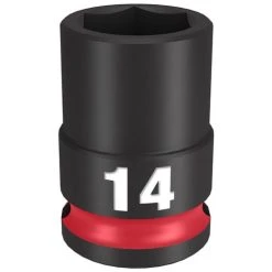 Milwaukee Tools Milwaukee Shockwave Impact Duty 3/8 Drive 14mm Standard 6 Point Socket 49-66-6138