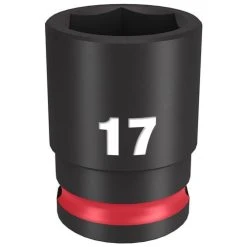 Milwaukee Tools Milwaukee Shockwave Impact Duty 3/8 Drive 17mm Standard 6 Point Socket 49-66-6141