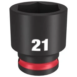 Milwaukee Tools Milwaukee Shockwave Impact Duty 3/8 Drive 21mm Standard 6 Point Socket 49-66-6144