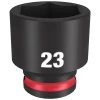 Milwaukee Tools Milwaukee Shockwave Impact Duty 3/8 Drive 23mm Standard 6 Point Socket 49-66-6146