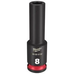 Milwaukee Tools Milwaukee Shockwave Impact Duty 3/8 Drive 8mm Deep 6 Point Socket 49-66-6150
