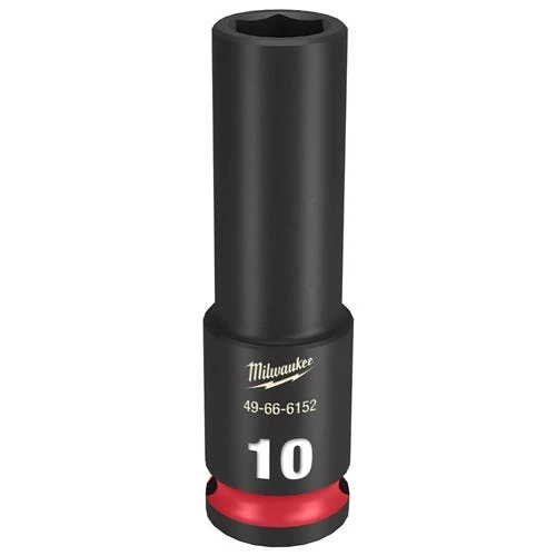Milwaukee Tools Milwaukee Shockwave Impact Duty 3/8 Drive 10mm Deep 6 Point Socket 49-66-6152
