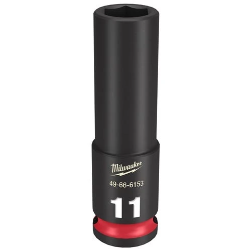 Milwaukee Tools Milwaukee Shockwave Impact Duty 3/8 Drive 11mm Deep 6 Point Socket 49-66-6153