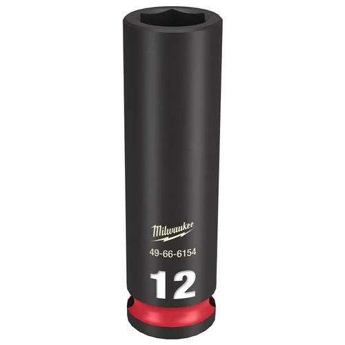 Milwaukee Tools Milwaukee Shockwave Impact Duty 3/8 Drive 12mm Deep 6 Point Socket 49-66-6154