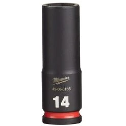 Milwaukee Tools Milwaukee Shockwave Impact Duty 3/8 Drive 14mm Deep 6 Point Socket 49-66-6156
