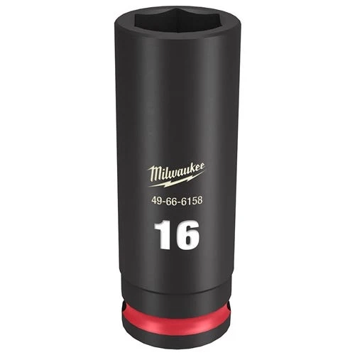 Milwaukee Tools Milwaukee Shockwave Impact Duty 3/8 Drive 16mm Deep 6 Point Socket 49-66-6158
