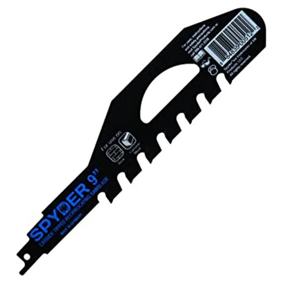 Spyder 9" TCT Carbide Block & Brick Masonry Recip Blade 200209