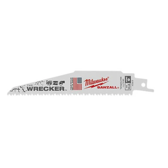 Milwaukee Tools Milwaukee 12" 7/11 TPI Wrecker Sawzall Multi-Material Blades (Each) 48-01-2711