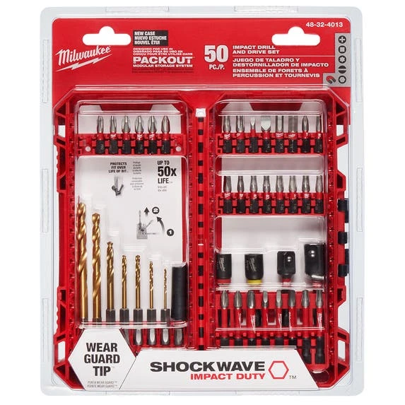 Milwaukee Tools Milwaukee SHOCKWAVE Impact Duty™ Drill & Drive Set- 50PC 48-32-4013 - Image 2