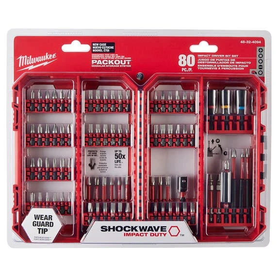Milwaukee Tools Milwaukee SHOCKWAVE Impact Duty™ Driver Bit Set- 80PC 48-32-4094 - Image 2
