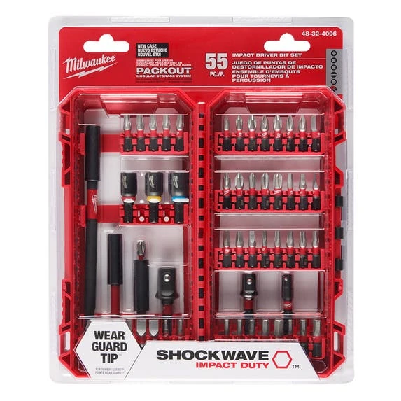 Milwaukee Tools Milwaukee SHOCKWAVE Impact Duty™ Driver Bit Set - 55PC 48-32-4096 - Image 2