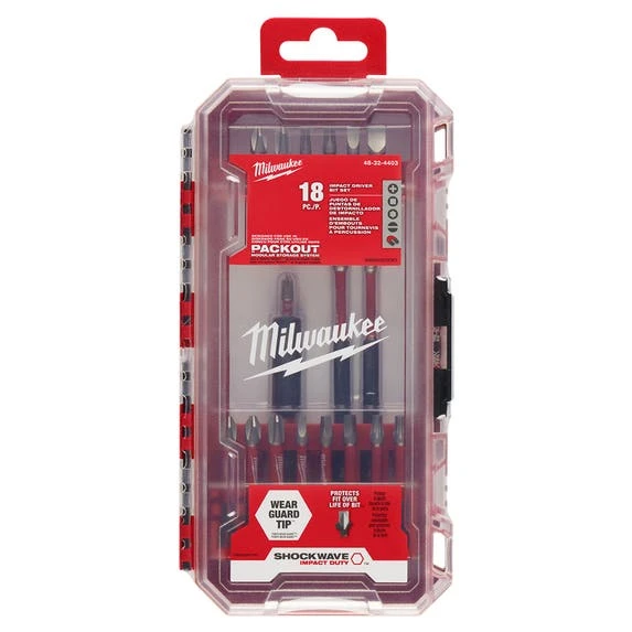 Milwaukee Tools Milwaukee SHOCKWAVE Impact Duty™ Driver Bit Set- 18PC 48-32-4403 - Image 2
