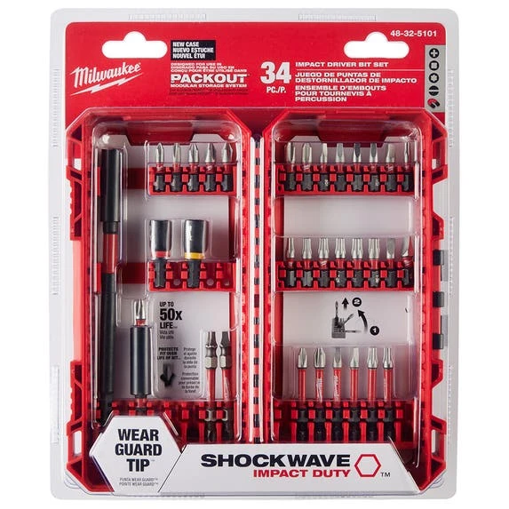 Milwaukee Tools Milwaukee SHOCKWAVE Impact Duty™ Driver Bit Set- 34PC 48-32-5101 - Image 2