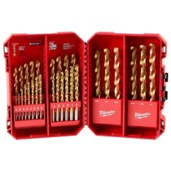 Milwaukee Tools Milwaukee THUNDERBOLT® Titanium Drill Bit Set – 29PC 48-89-0012