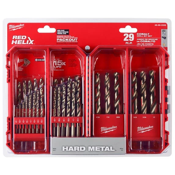 Milwaukee Tools Milwaukee RED HELIX™ Cobalt Drill Bit Set – 29PC 48-89-2332 - Image 2