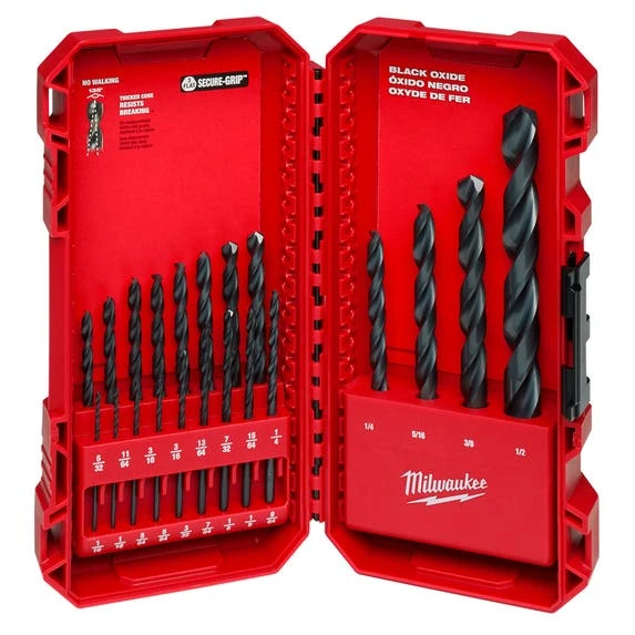 Milwaukee Tools Milwaukee THUNDERBOLT® Black Oxide Drill Bit Set - 21PC 48-89-2801 3 Milwaukee Tools Milwaukee THUNDERBOLT® Black Oxide Drill Bit Set - 21PC 48-89-2801