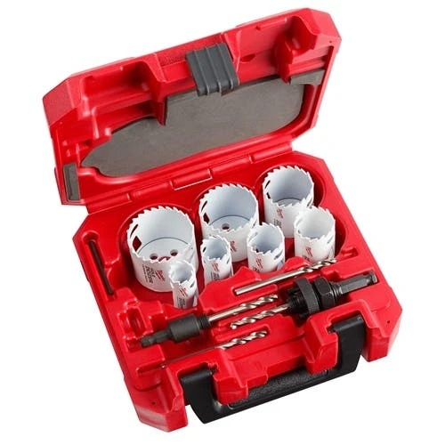 Milwaukee Tools Milwaukee 12 Piece Hole Dozer With Carbide Teeth Hole Saw Kit 49-22-3090