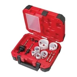 Milwaukee Tools Milwaukee 10 Piece Hole Dozer Hole Saw Electricians Kit 49-22-4095