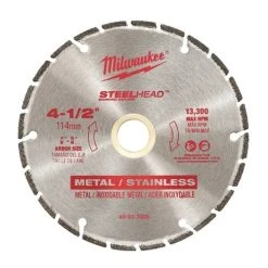 Milwaukee Tools Milwaukee 4-1/2" STEELHEAD Diamond Cut-Off Blade 49-93-7805