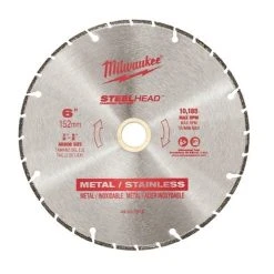 Milwaukee Tools Milwaukee 6" STEELHEAD Diamond Cut-Off Blade 49-93-7815