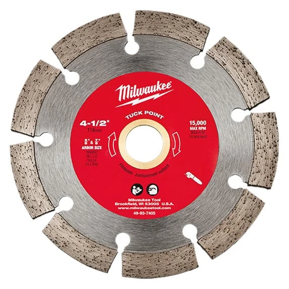 Milwaukee Tools Milwaukee 4 1/2" Tuck Point Segmented 49-93-7405