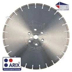Diteq 16" X .125" X 1" C-42AX Arix Hydraulic Wet Hand Saw Blade DP Flush D10081