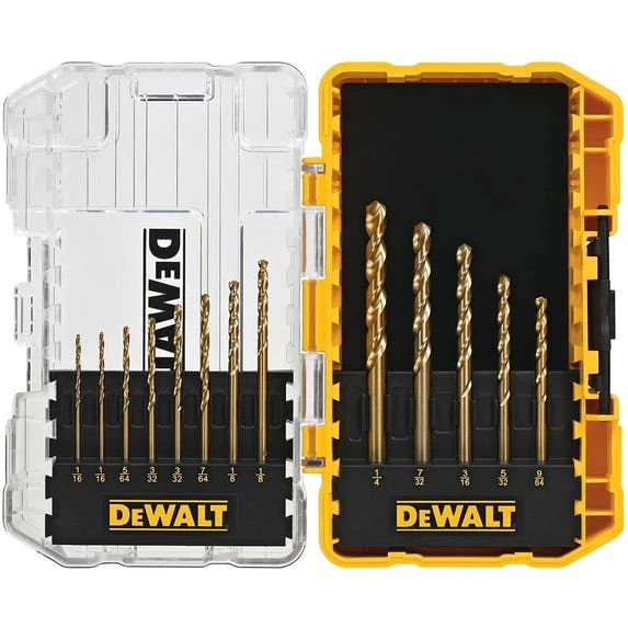 DeWalt Power Tools DeWalt 13Pc. Titanium Drill Bit Set DW1363