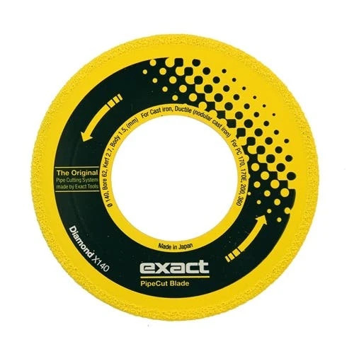 Exact Pipe Cutting Exact Diamond X140 Saw Blade 7010492