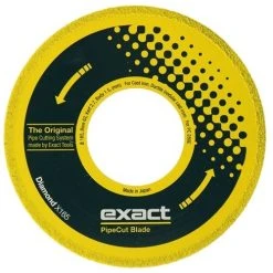 Exact Pipe Cutting Exact Diamond X165 Pipe Cutting 6.5" Saw Blade Diamond Grit Ductile (Fit 280, 360, 460) 7010493