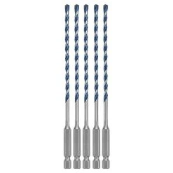 Bosch Power Tools Bosch 5/32" X 6" Blue Granite Turbo Carbide Hammer Drill Bits (5 Pack) HCBG0205T