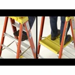 Werner Ladders & Fall Protection Werner 18FT Reach Height Fiberglass Podium Ladder 12ft Type IA PD6212 -Sumner Outlet shop hqdefault 25 7