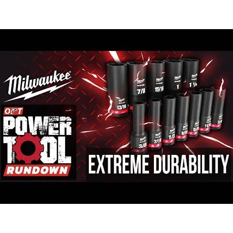 Milwaukee Tools Milwaukee Shockwave Impact Duty 3/8 Drive 3/8" Deep 6 Point Socket 49-66-6119 4 Milwaukee Tools Milwaukee Shockwave Impact Duty 3/8 Drive 3/8" Deep 6 Point Socket 49-66-6119 - Image 2