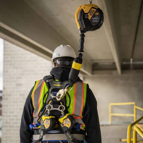 Werner Ladders & Fall Protection Werner Max Patrol 20' Cable Self-Retracting Galvanized Steel Leading Edge Capability Lifeline W/ Swivel Snap R410020LE - Image 4