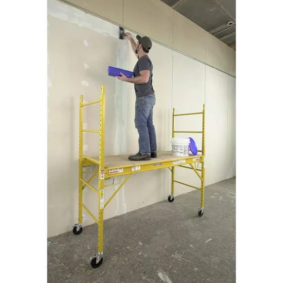 Werner Ladders & Fall Protection Werner Steel 6ft Baker Rolling Scaffold 1000lb Load Capacity SRS-72 - Image 3