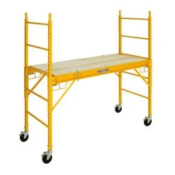 Werner Ladders & Fall Protection Werner Steel 6ft Baker Rolling Scaffold 1000lb Load Capacity SRS-72