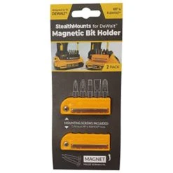 Stealthmounts Bit Holder For DeWALT (2 Pack) BH-DW-YLW-2