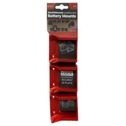 Stealthmounts Milwaukee M18 Battery Mounts (6 Pack) BM-MW18-RED-6